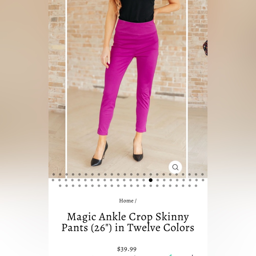 Magic Ankle Crop Skinny Pants